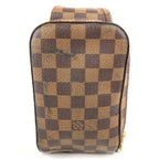 Louis Vuitton Belt Bag Geronimos Vintage Damier Canvas Ebene Brown