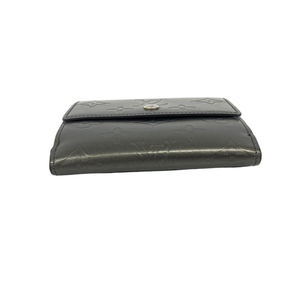 Louis Vuitton Trifold Wallet Monogram Matt Porte-Monnaie Billets Carte Cles Noir — view 2