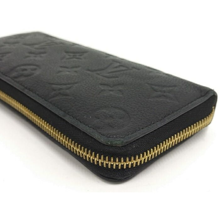 Louis Vuitton Round Zipper Long Wallet Portefeuille Cles Mans Monogram Empreinte — view 4