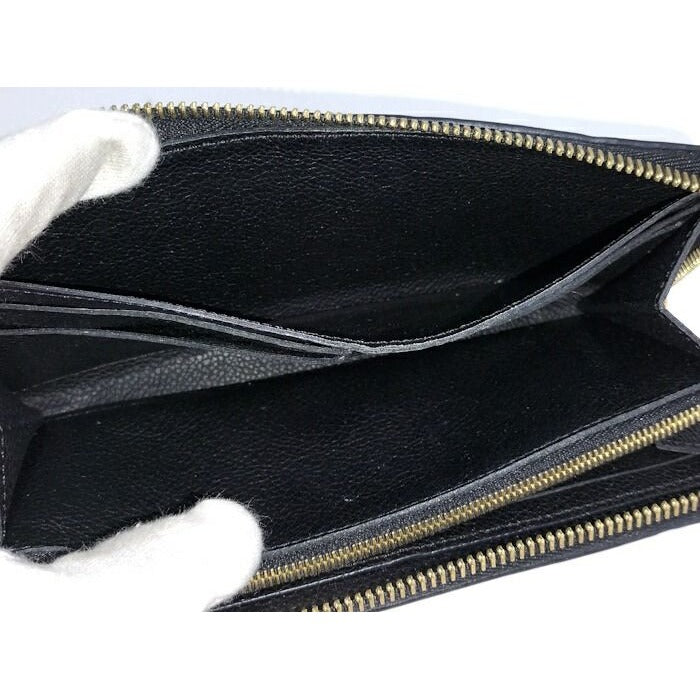 Louis Vuitton Round Zipper Long Wallet Portefeuille Cles Mans Monogram Empreinte — view 8
