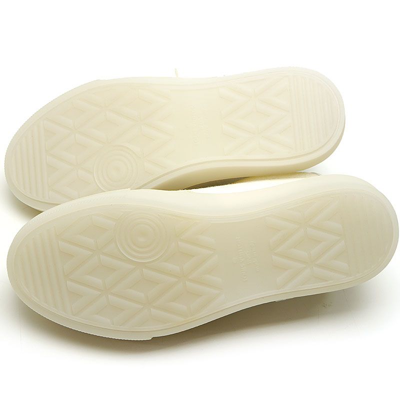 Louis Vuitton Ori Line Damier Giant Low Cut Sneakers 1 A9 Yu9 5.5 White — view 6