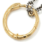 Gucci Necklace Gold Snake Ring Silver — view 9