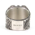 Gucci Arabesque Alphabet Letter Ring Silver XL Weight — view 5
