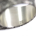 Gucci Arabesque Alphabet Letter Ring Silver XL Weight — view 9