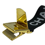 Chanel Armband Clip Accessory Small Logo Rubber GP Black — view 6
