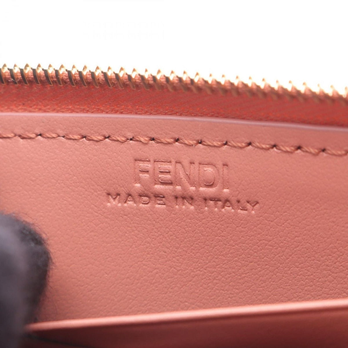 Fendi Round Wallet FF Diamond Zip Around Mini 8 M0313 Aycaf 1 twi Pink — view 4