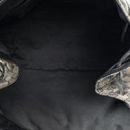 Gucci Drawstring Tote Brown Black GG Canvas — view 9