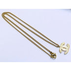 Chanel Necklace CC Logo Gold — view 2