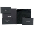 Saint Laurent Bracelet Black Cassandra Leather — view 2