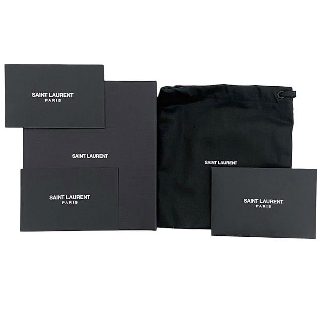 Saint Laurent Bracelet Black Cassandra Leather — view 2