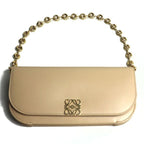 Loewe Goya Long Chain Clutch Bag Beige A896 O45 X01