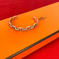 Hermes Chaine D'ancre Silver 925 Bangle Bracelet Accessories Small Items