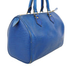 Louis Vuitton Handbag Epi Speedy 25 Toledo Blue — view 2