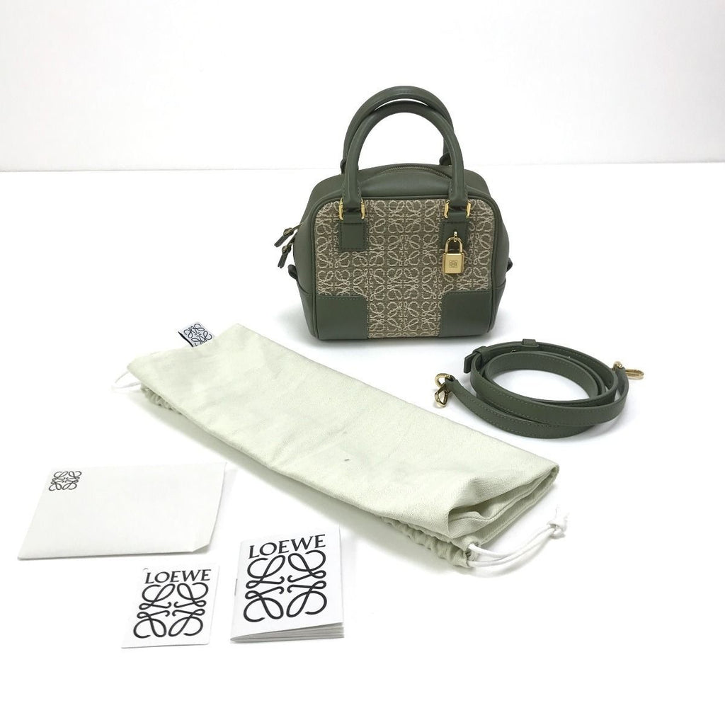 Loewe 2-Way Shoulder Bag Amazona 16 Anagram Jacquard Key Miss Ing Item