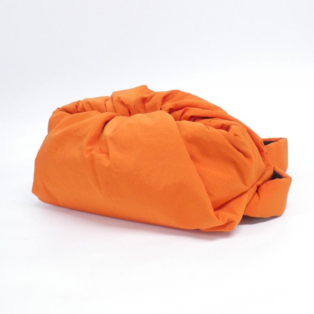 Bottega Veneta Shoulder Bag Nylon Silver Orange — view 3