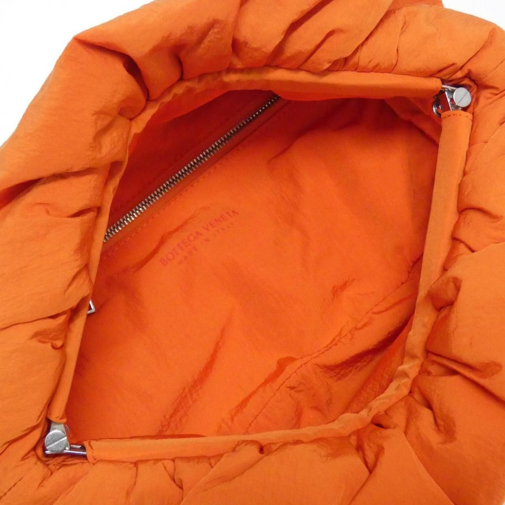 Bottega Veneta Shoulder Bag Nylon Silver Orange — view 6