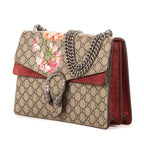 Gucci Blooms Dionysus Beige Burgundy Supreme Canvas Shoulder Bag — view 2