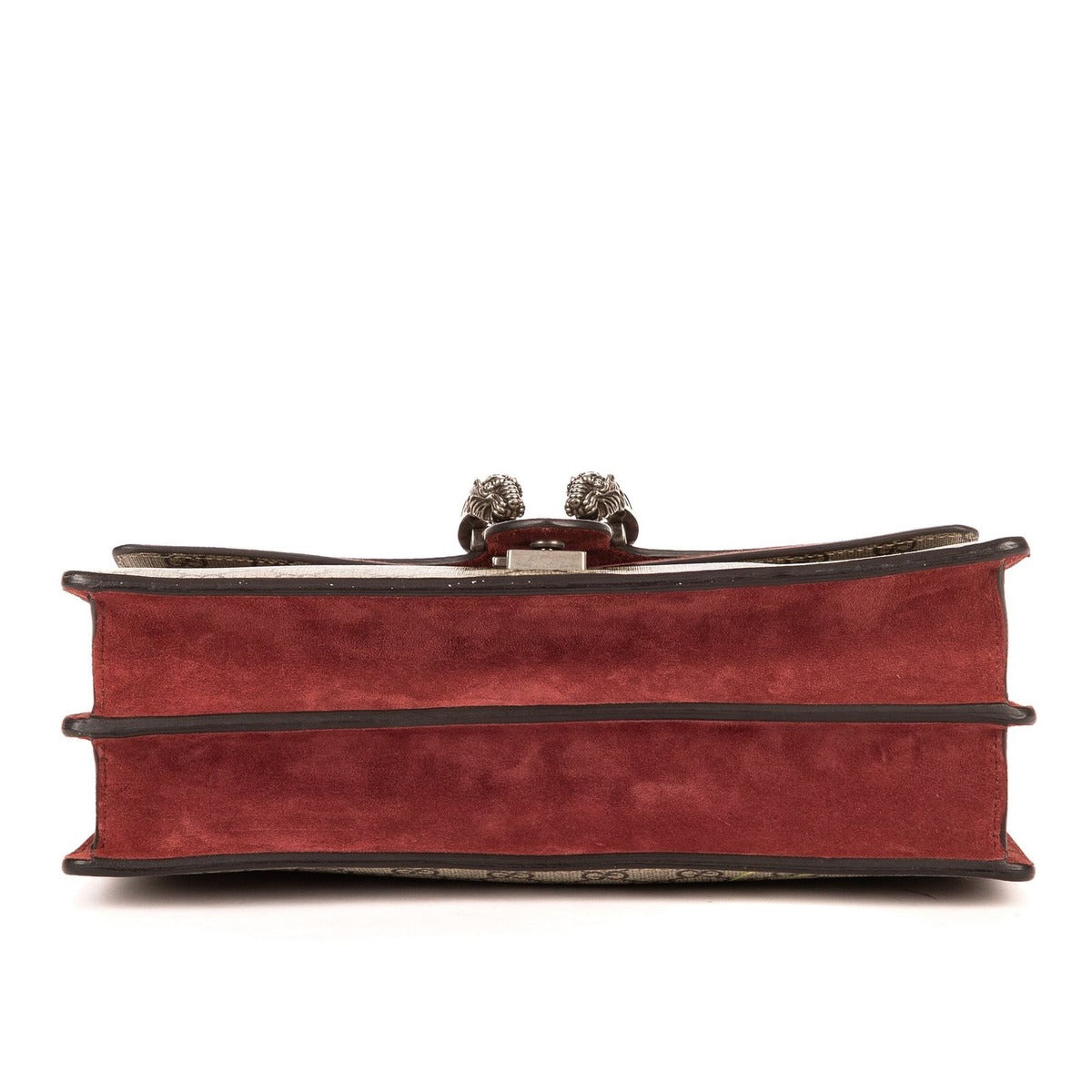 Gucci Blooms Dionysus Beige Burgundy Supreme Canvas Shoulder Bag — view 6