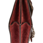 Gucci Blooms Dionysus Beige Burgundy Supreme Canvas Shoulder Bag — view 7