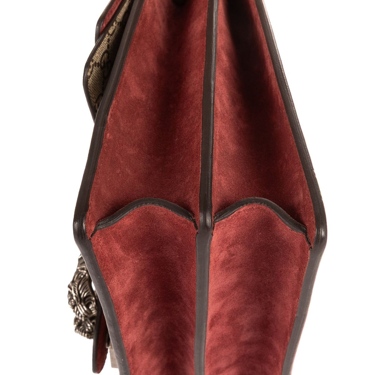 Gucci Blooms Dionysus Beige Burgundy Supreme Canvas Shoulder Bag — view 8