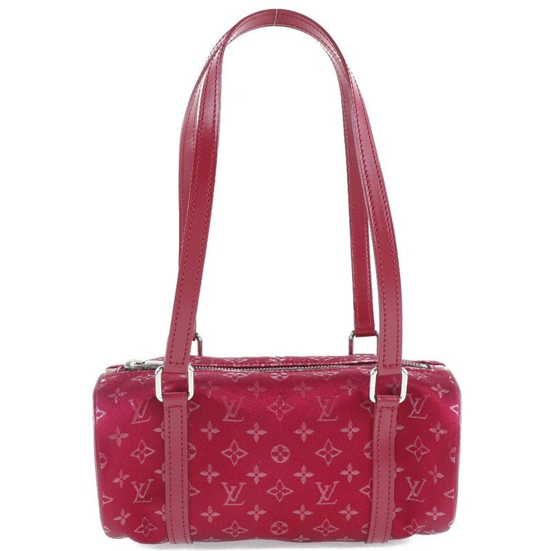 Louis Vuitton Little Papillon Monogram Satin Red Th0092 Handbag
