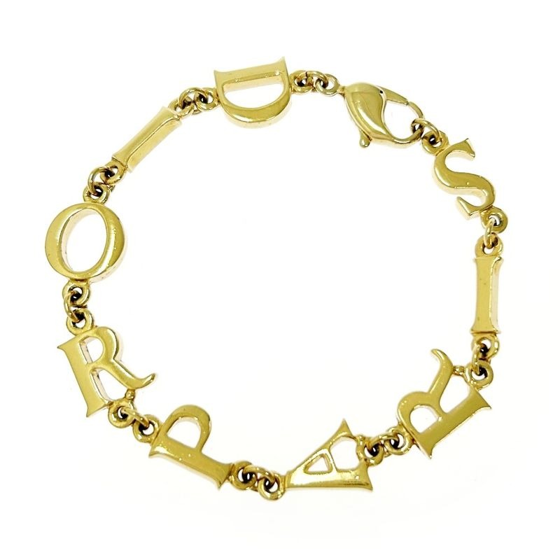 Christian Dior GP Paris Logo Bracelet Gold — view 3
