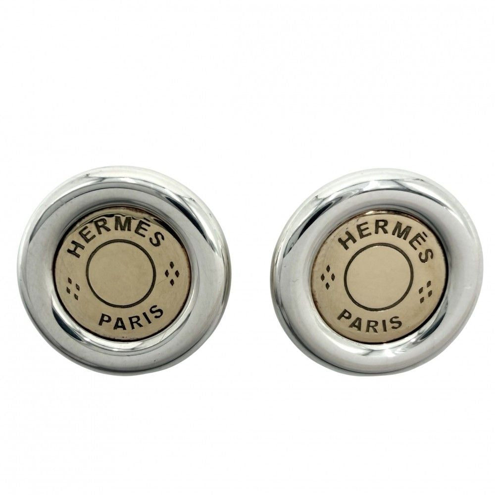 Hermes Earrings Clou de Selle 18K Gold X