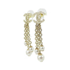 Chanel Earrings White — view 2