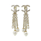 Chanel Earrings White