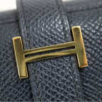 Hermes Bearn Combination Blue Navy Gold Epsom — view 3
