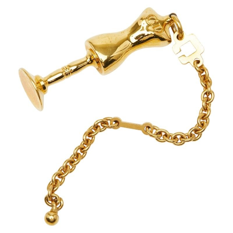Dior CD Logo Torso Mannequin Motif Gold Plated — view 2