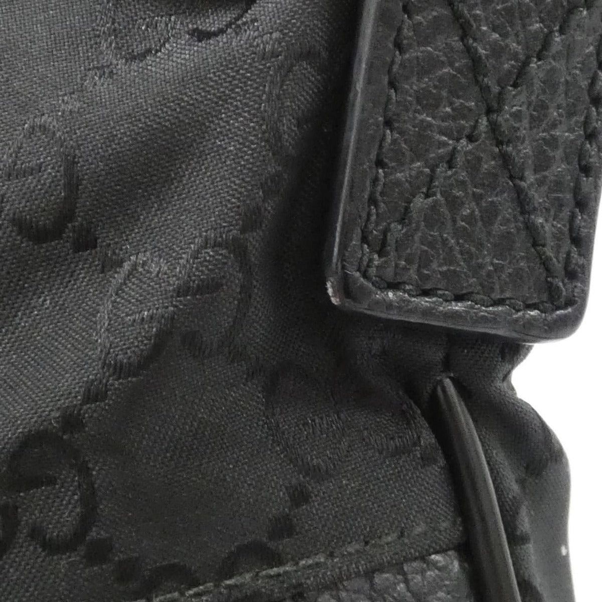 Gucci Shoulder Bag Nylon Black — view 6