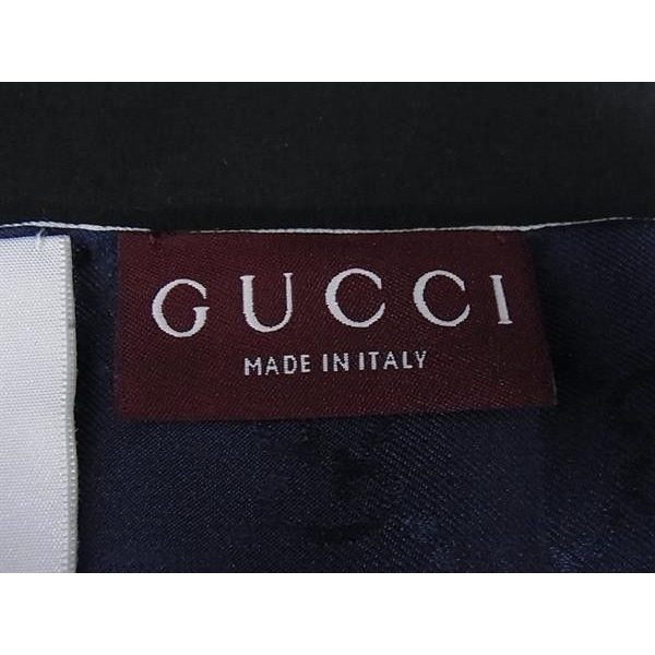Gucci Ribbon Scarf Neck Bow Multicolor Silk Horsebit GG Pattern New — view 5
