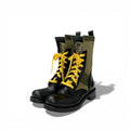 Louis Vuitton Metropolis Line Monogram Boots Short Shoes Leather Canvas Black