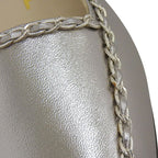 Chanel Current Logo Chain-trimmed Flat Shoes Loafers 36 — view 6