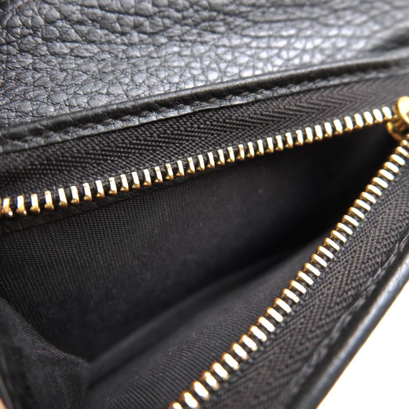 Gucci Wallet Women Leather Black Card Case — view 8
