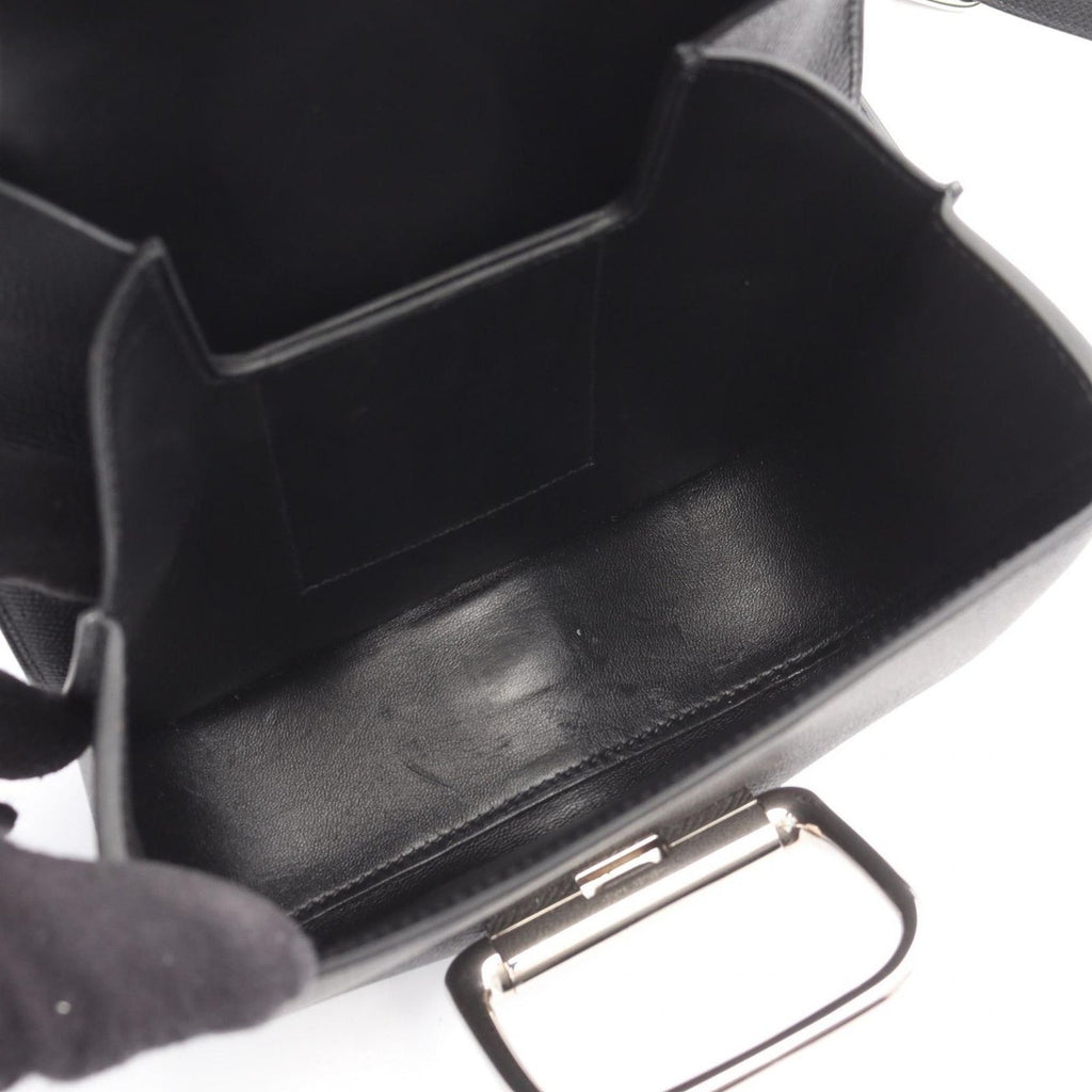 Hermes Shoulder Bag Della Cavalleria Mini Black Leather Cavalleri — view 3