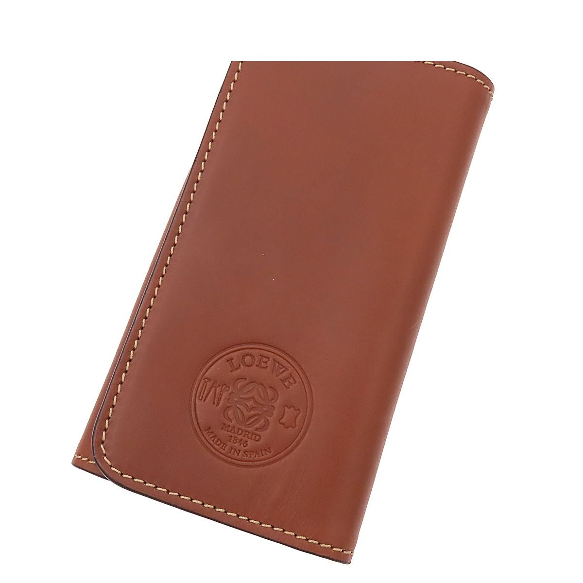 Loewe Parmasix Key Holder Key Case Brown Leather
