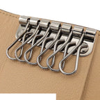 Loewe Parmasix Key Holder Key Case Brown Leather — view 6