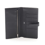 Hermes Bifold Wallet Bearn Souffle Black Leather — view 3