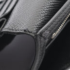 Hermes Bifold Wallet Bearn Souffle Black Leather — view 9