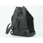 Gucci Bamboo Backpack Suede Leather Black — view 2