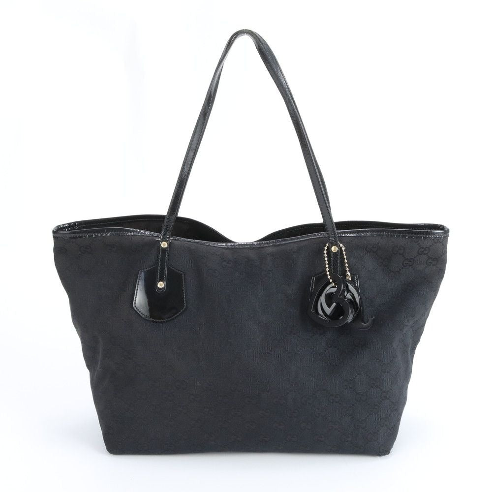 Gucci GG Canvas Leather Tote