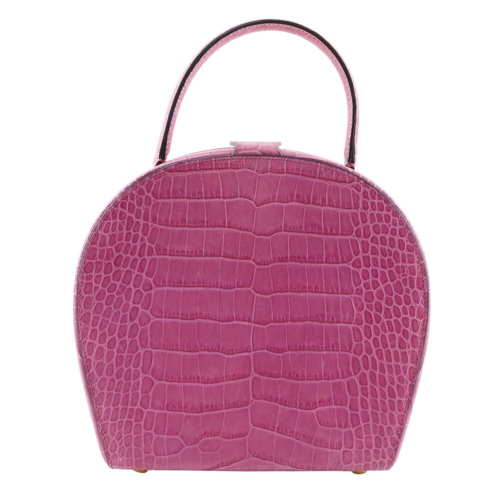Celine Shape Pressed Leather Pink Handbag