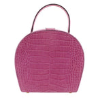 Celine Shape Pressed Leather Pink Handbag