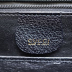 Gucci Bamboo Shoulder Hand Bag Leather Black With Strap 0056 — view 9