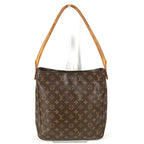 Louis Vuitton Shoulder Bag Looping GM Monogram Canvas Brown