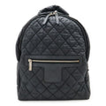 Chanel Cocococoon Backpack Rucksack Sac Daypack Quilted Nylon Leather Black