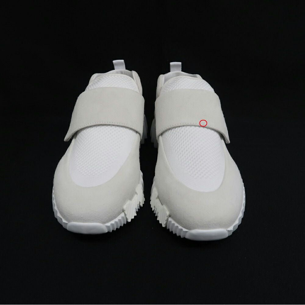 Hermes Bouncing Velcro Sneakers 38 White Beige — view 3