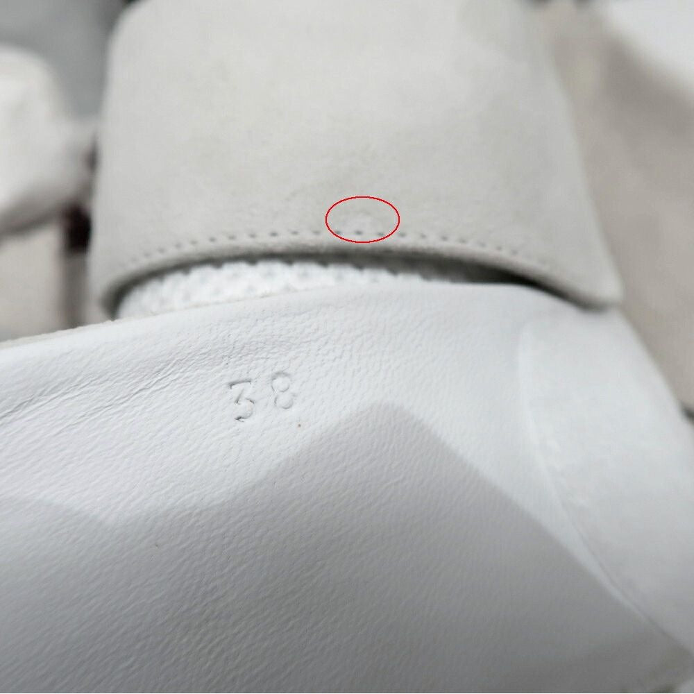 Hermes Bouncing Velcro Sneakers 38 White Beige — view 9